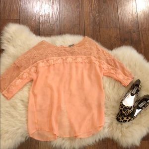 Blush blouse